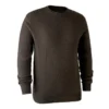 Kingston Knit with O-neck - dark-elm - 2xl