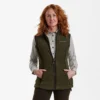 Lady Josephine Fleece Waistcoat - graphite-green - 36