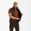 Heat Padded Waistcoat - wood - s