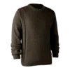 Sheffield Knit with O-neck - dark-elm - 2xl