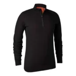 Quinn Merino ½-Zip Undershirt - black-oak - s