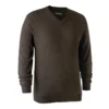 Kingston Knit with V-Neck - dark-elm - 2xl