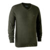 Kingston Knit with V-Neck - green-melange - 2xl