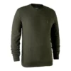 Kingston Knit with O-neck - green-melange - 2xl