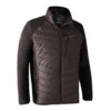 Moor Padded Jacket with knit - dark-prune - 2xl